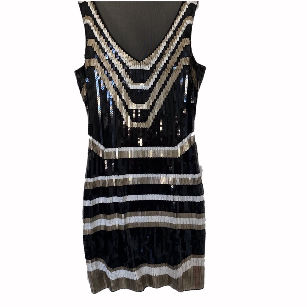 Express Sequin Mini Dress in Black